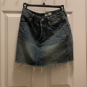 We The Free denim mini skirt- Never worn!